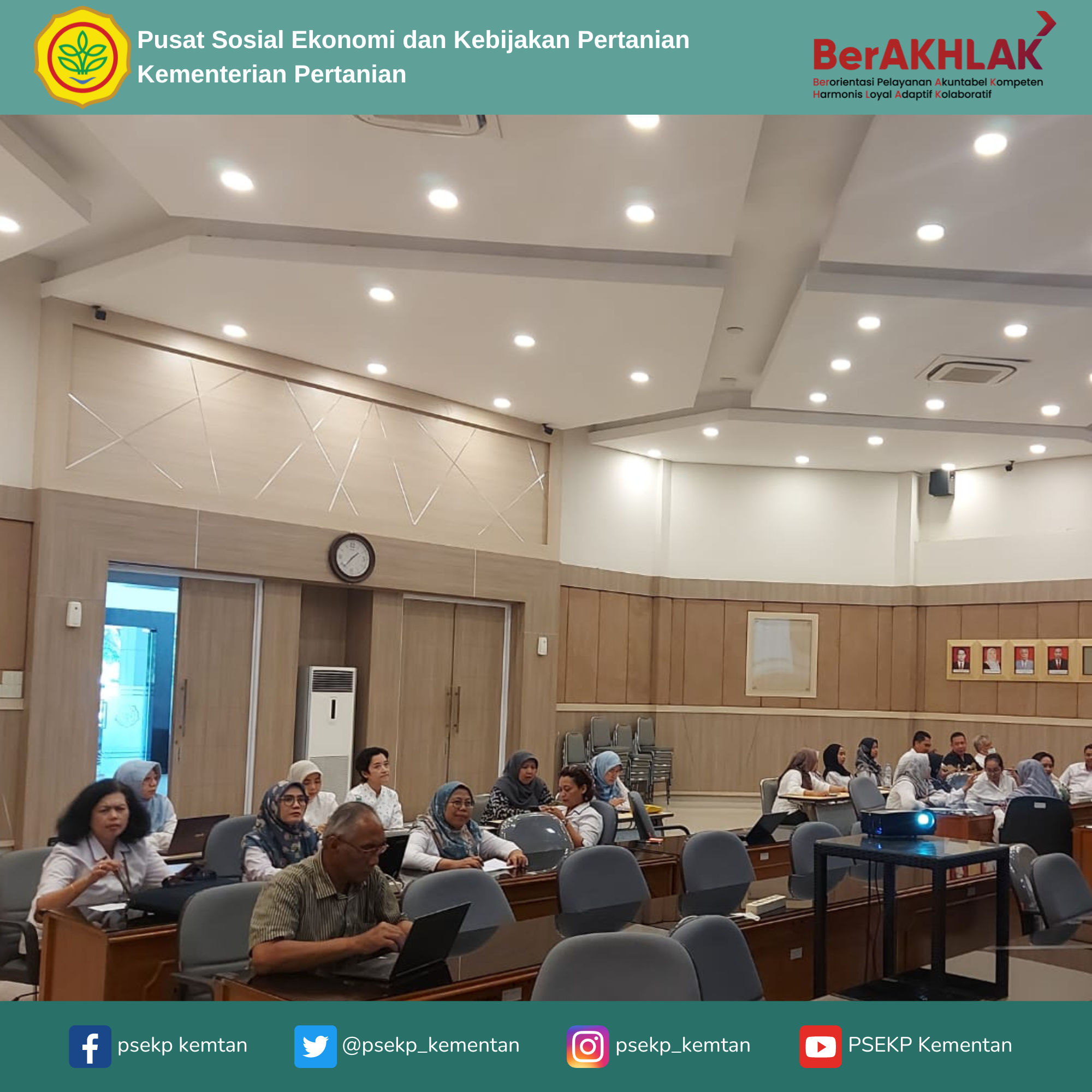 Sosialisasi Hasil Survei Penilaian Integritas lingkup Kementerian Pertanian