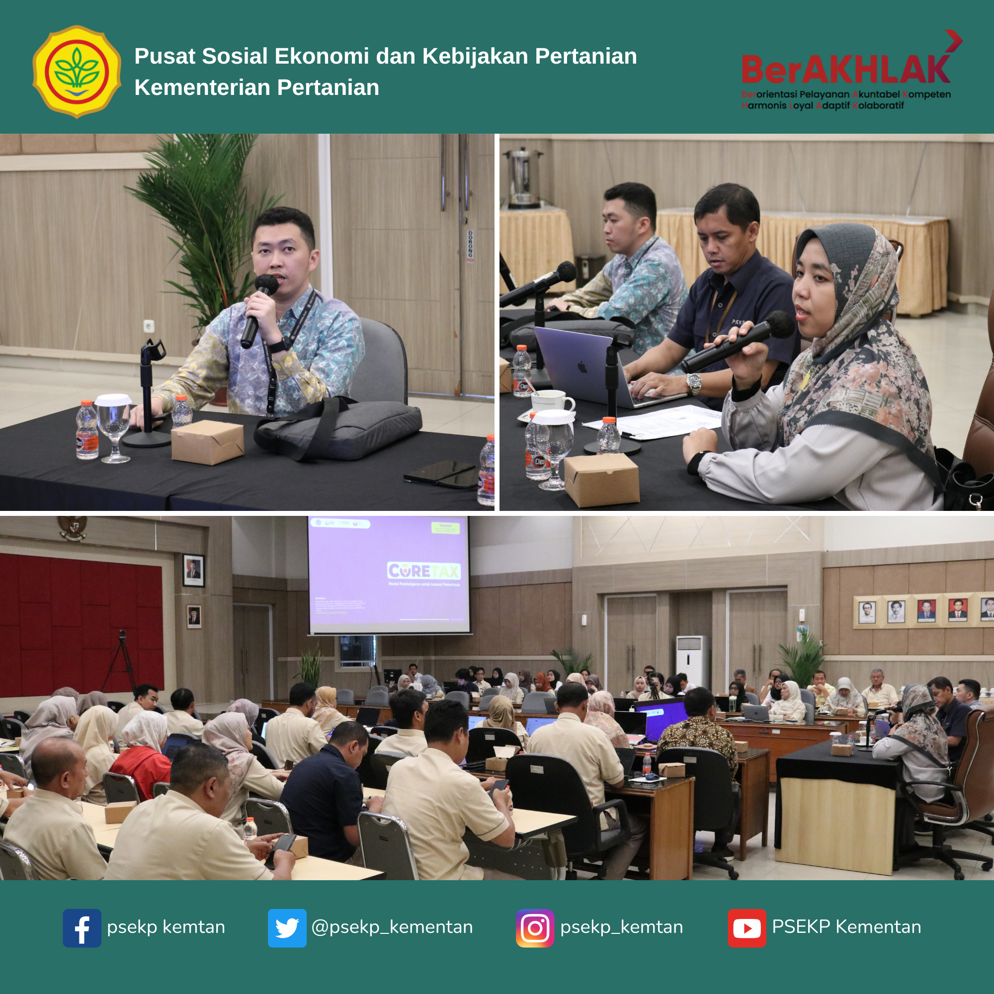 PSEKP Gelar Sosialisasi Penggunaan Aplikasi Coretax DJP