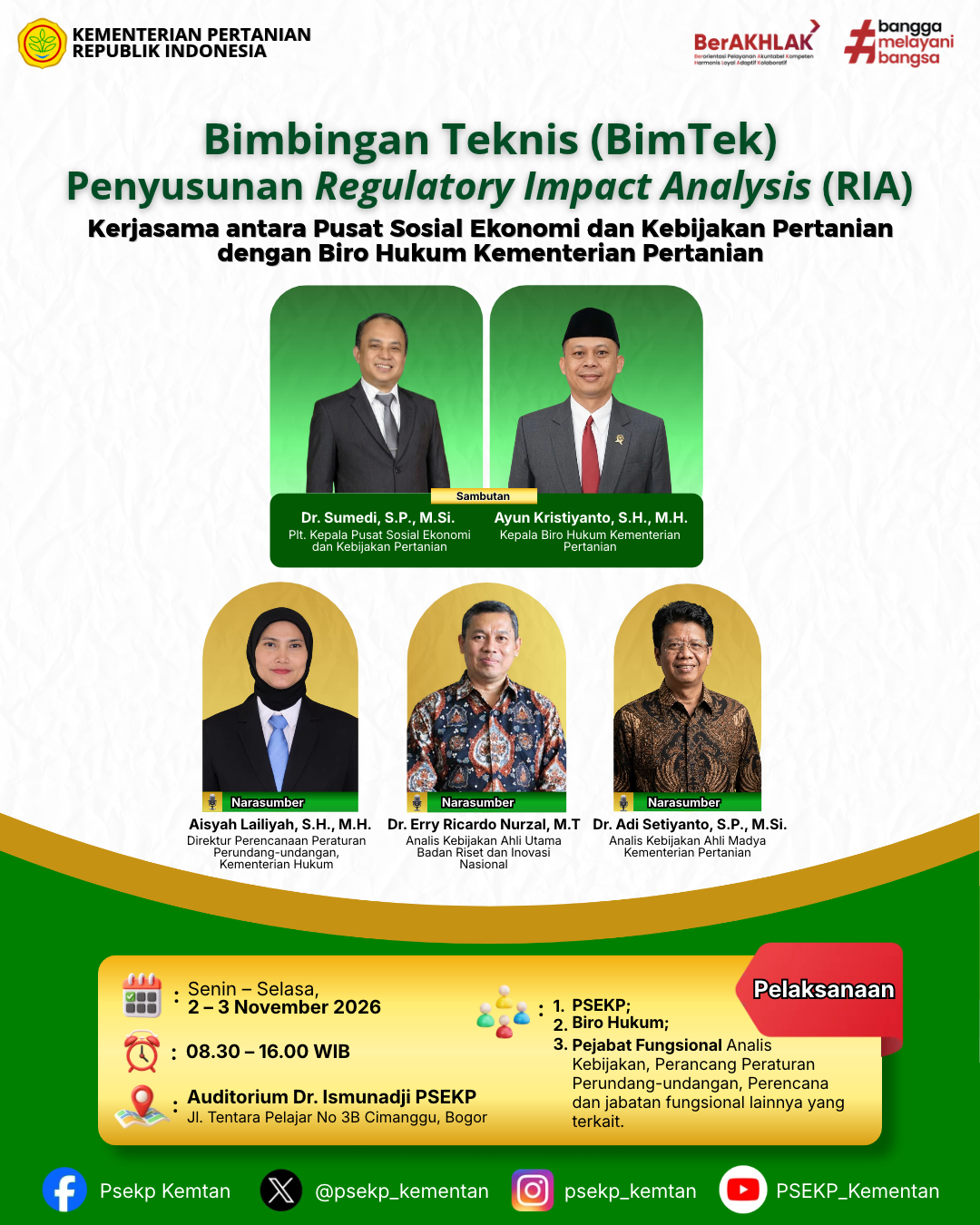 Bimtek Penyusunan Regulatory Impact Assessment-RIA