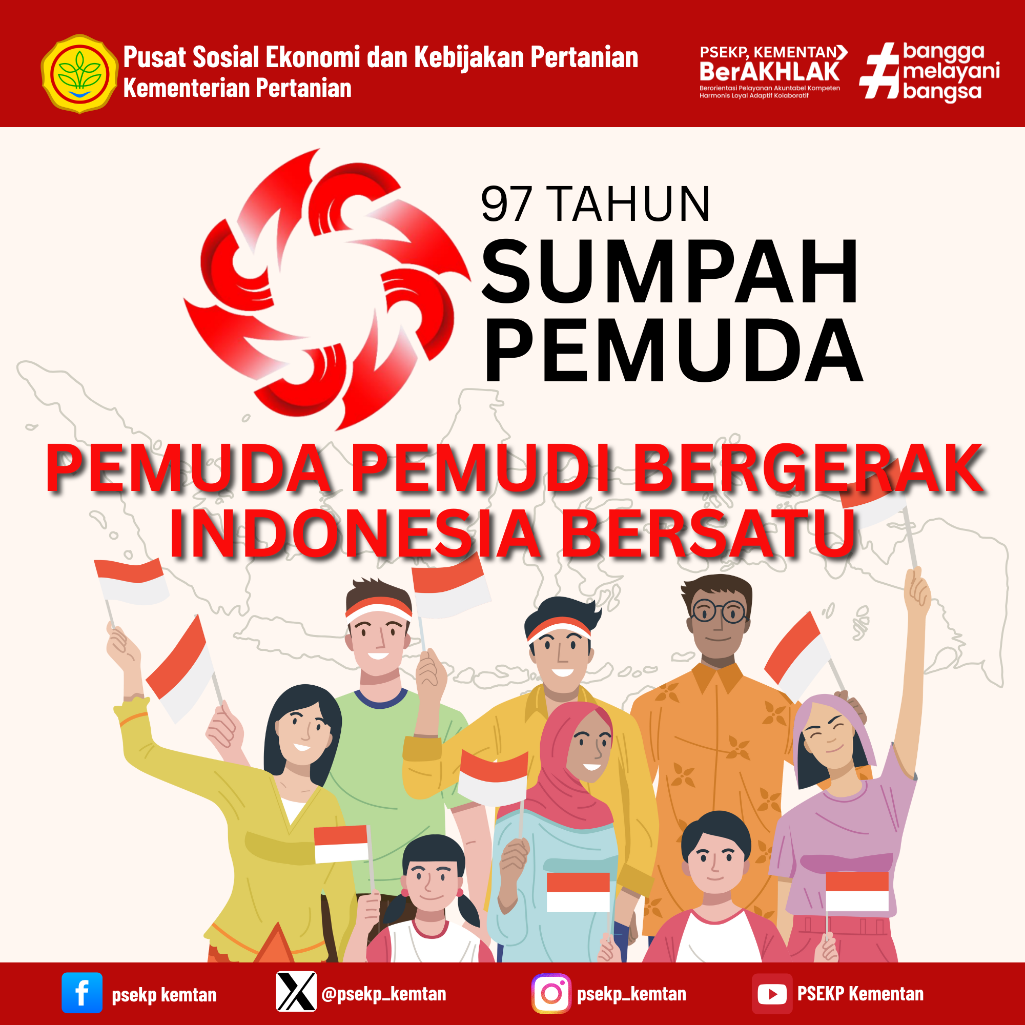 Pemuda Pemudi Bergerak, Indonesia Bersatu