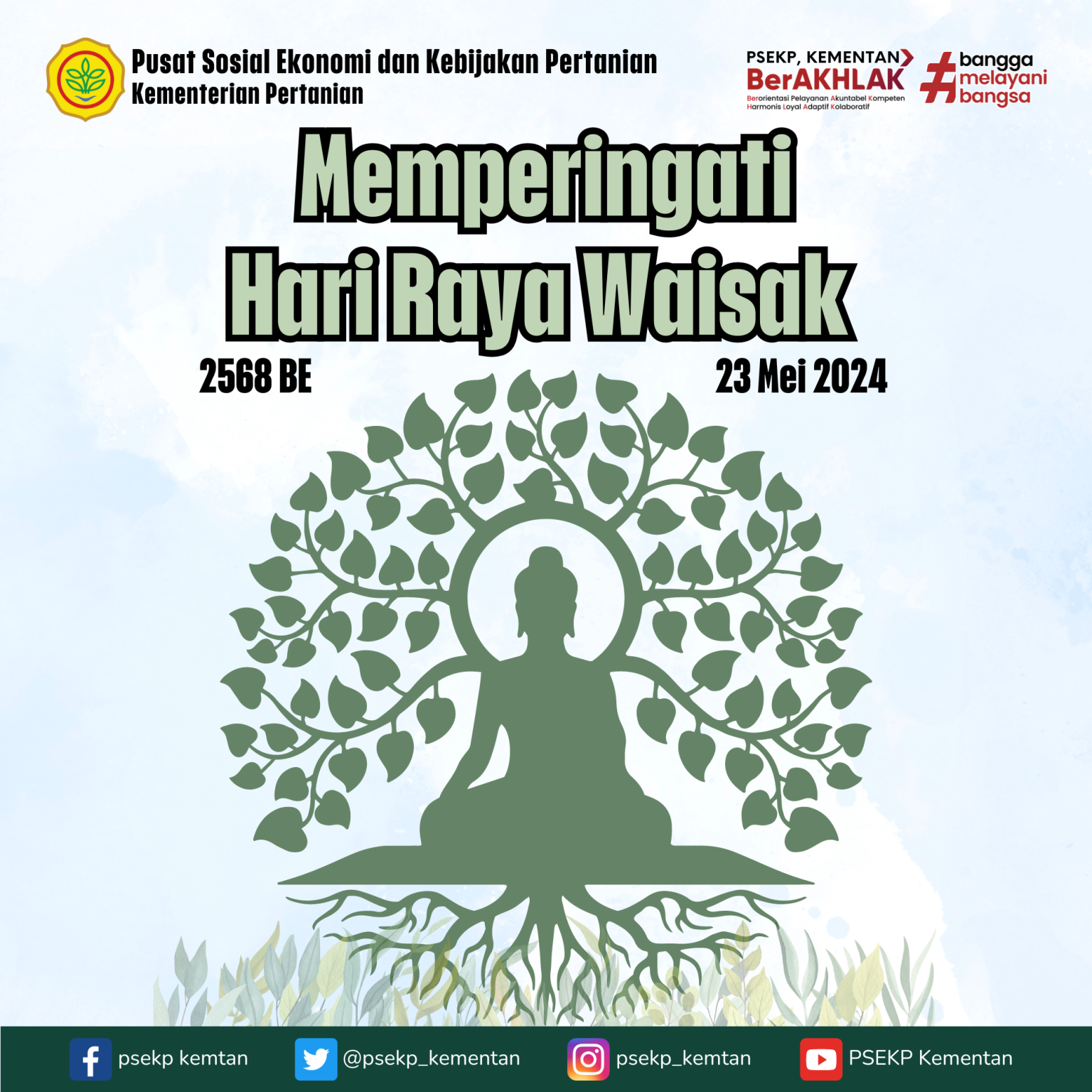 Selamat Hari Raya Waisak 2568 BE, 23 Mei 2024