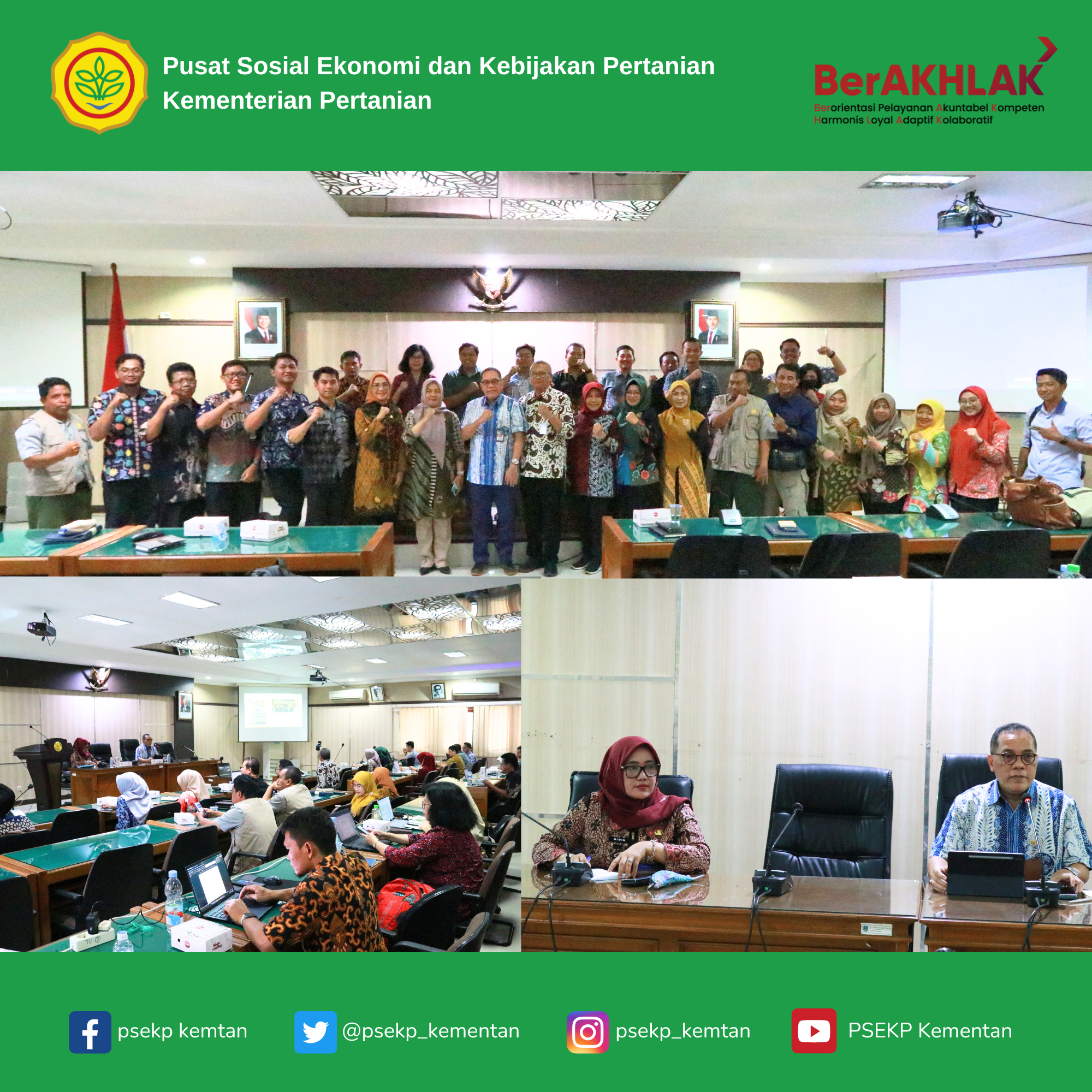 Perkuat Sinergi Pusat dan Daerah: PSEKP Gelar Advokasi Kebijakan Strategis Pembangunan Pertanian di Jawa Timur