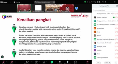PSEKP adakan Sosialisasi PermenPAN RB Nomor 18 Tahun 2024: Peningkatan Peran Jabatan Fungsional Analis Kebijakan