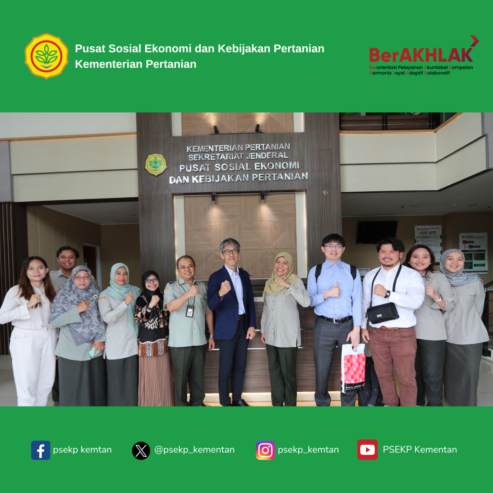 PSEKP dan JICA Bahas Penguatan Strategi Perencanaan Pertanian untuk Ketahanan Pangan Nasional