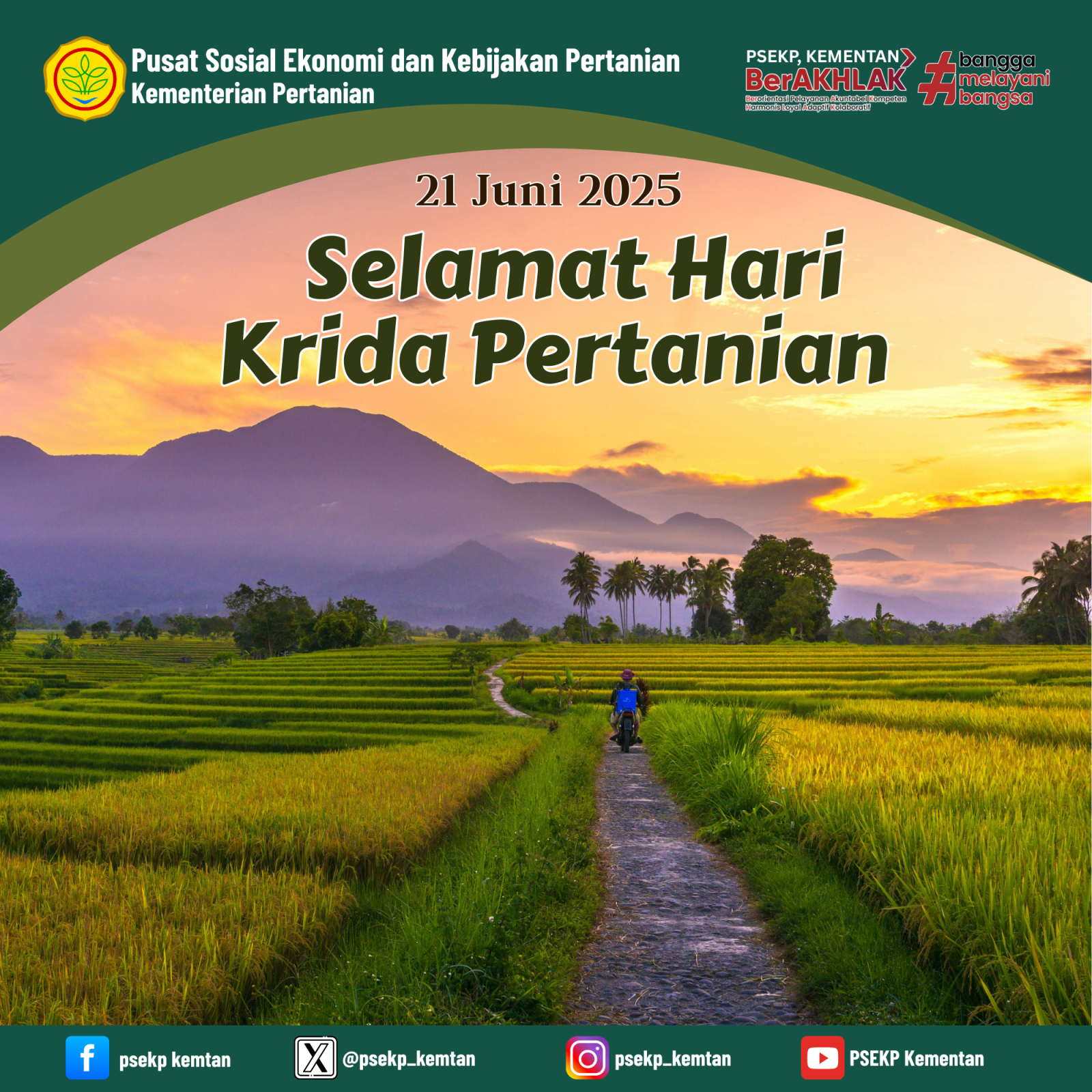 Selamat Hari Krida Pertanian