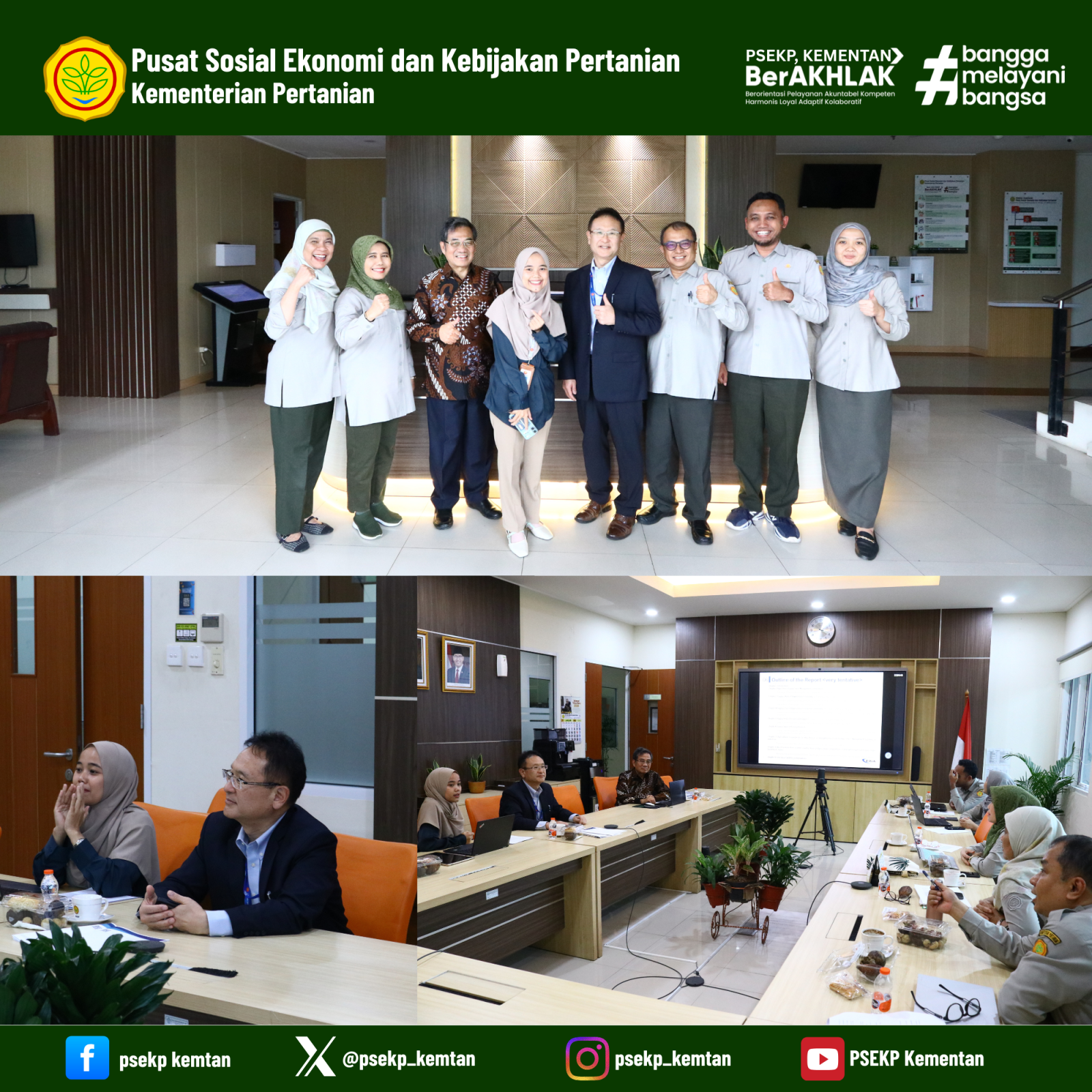 PSEKP dan ERIA Jajaki Kerja Sama Riset Manajemen Rantai Pasok