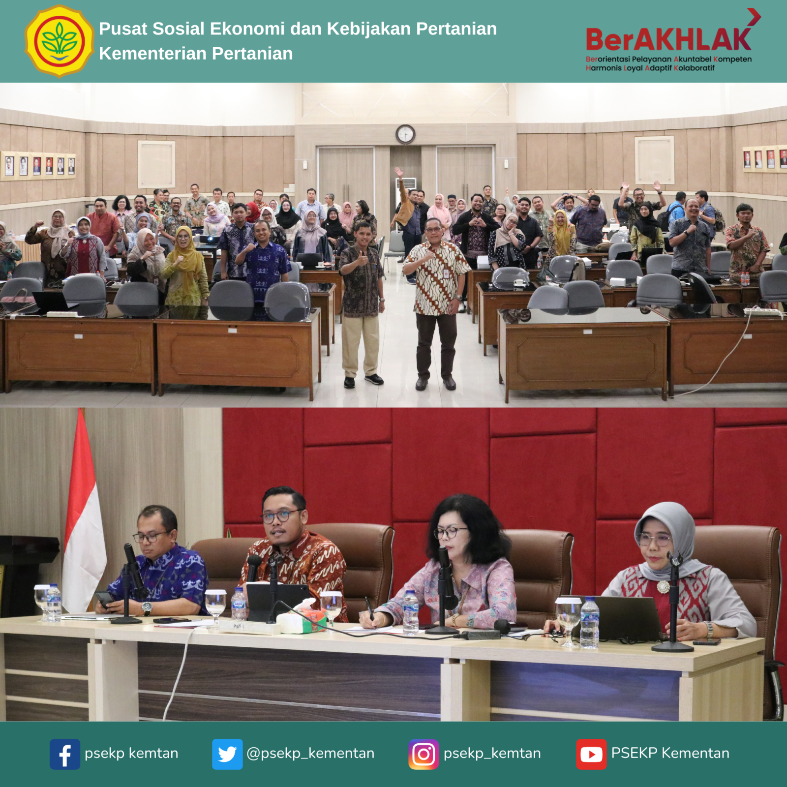 Workshop Penyusunan Naskah Kebijakan Pertanian: Meningkatkan Kualitas Kebijakan Menuju Reformasi Birokrasi