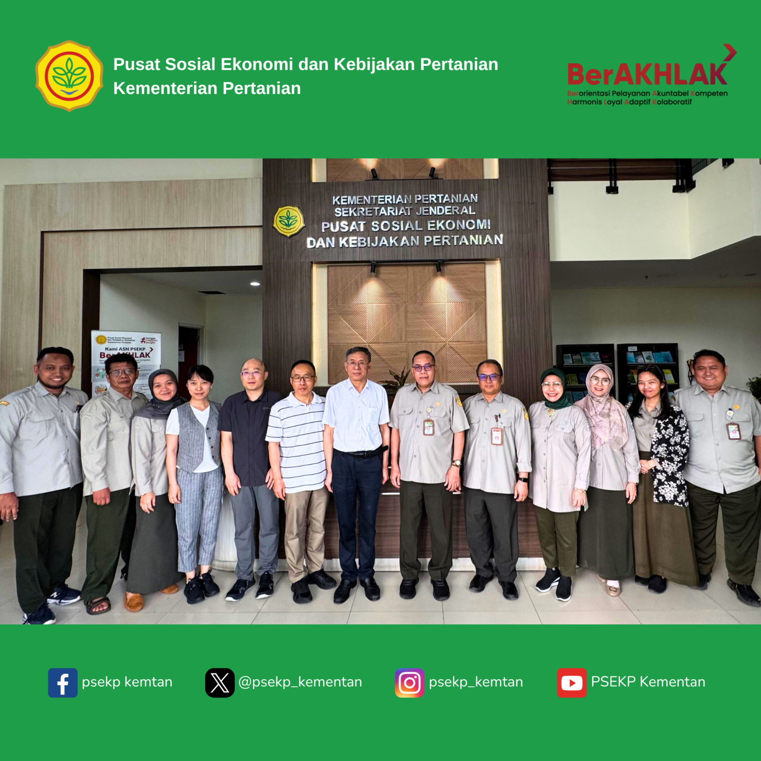 PSEKP Terima Kunjungan RDI-CASS Tiongkok, Diskusi Pembangunan Pertanian dan Pedesaan