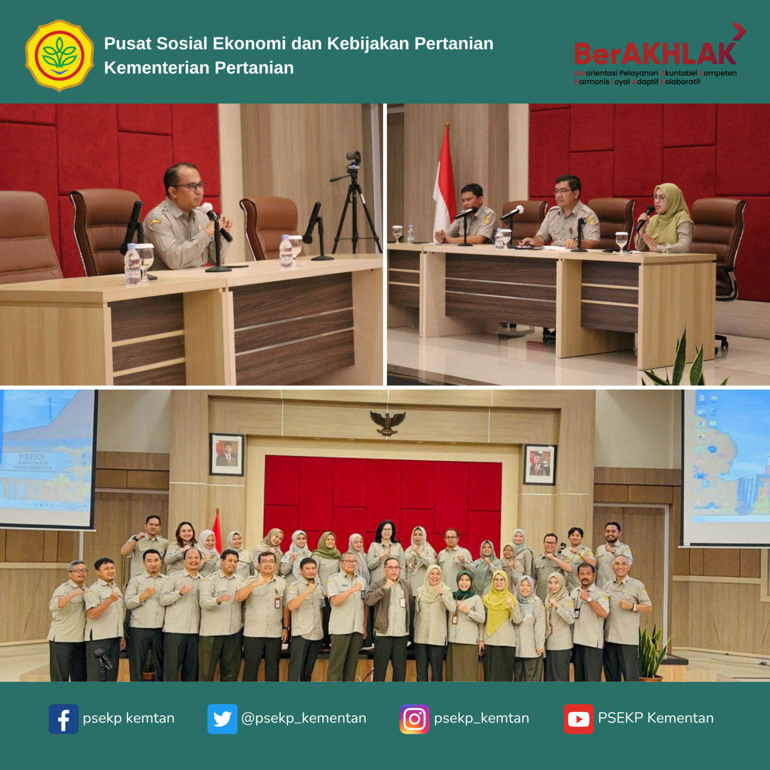 Seminar PSEKP Penajaman Kegiatan Analisis Kebijakan Pertanian 2024