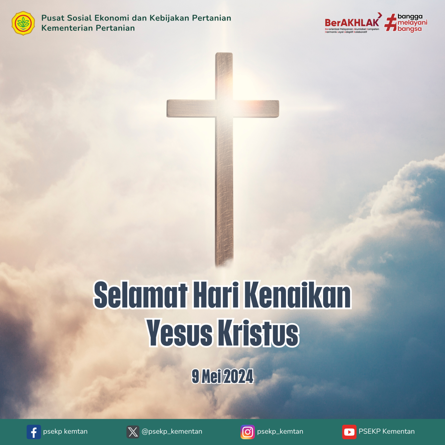 Memperingati Hari Kenaikan Yesus Kristus 9 Mei 2024