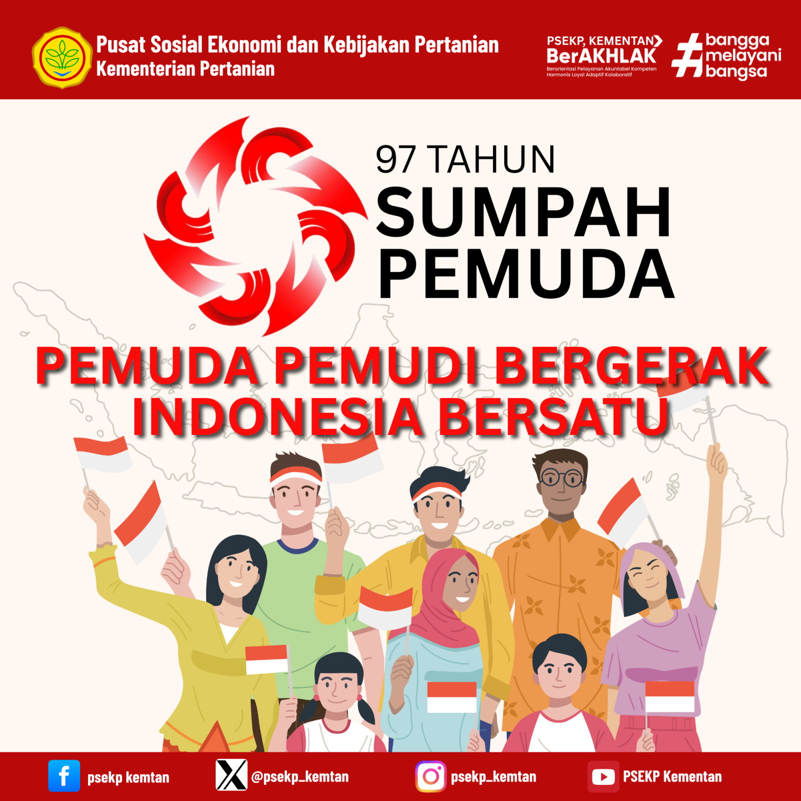 Pemuda Pemudi Bergerak, Indonesia Bersatu