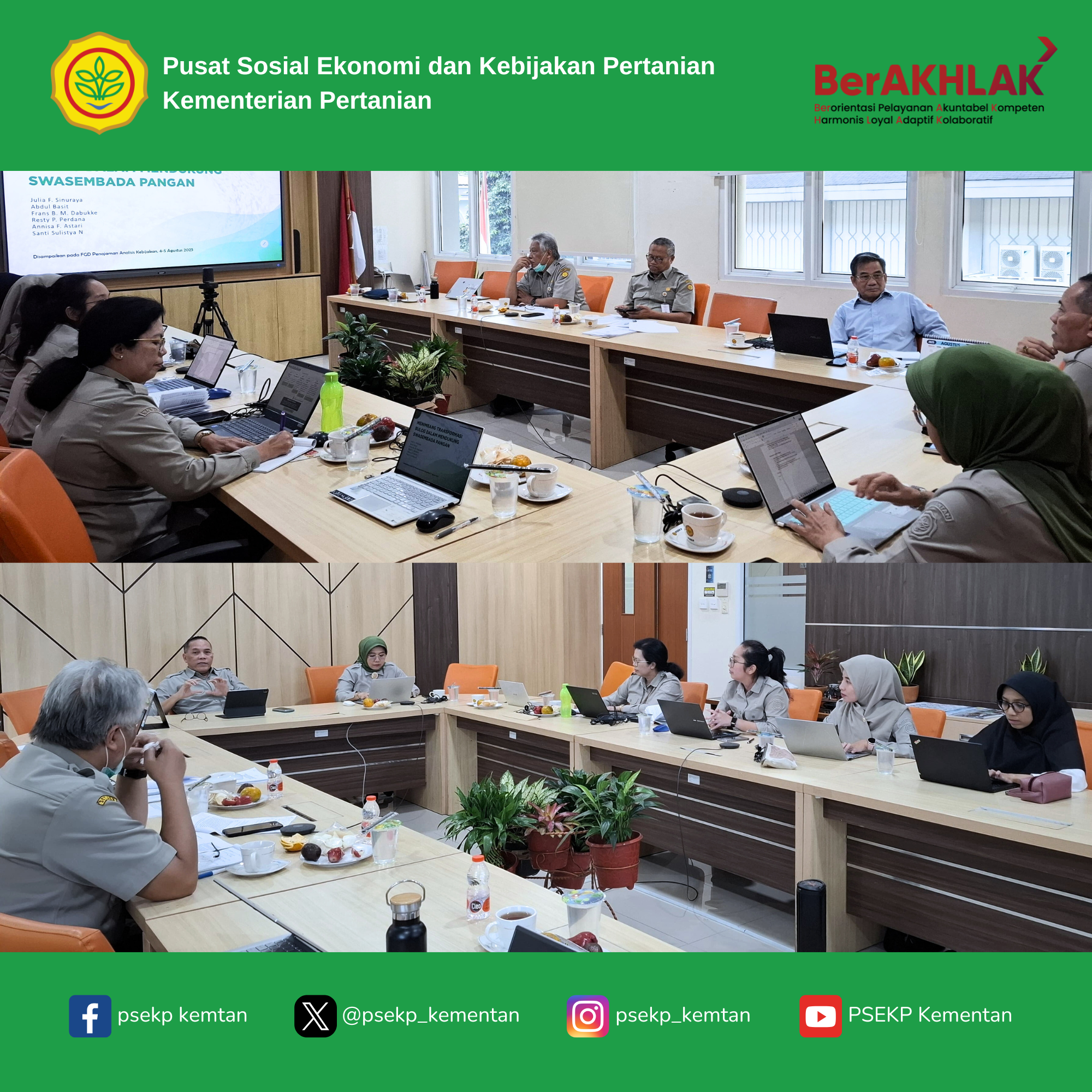 PSEKP Gelar FGD Penajaman Rancangan Kebijakan Semester II Tahun 2025